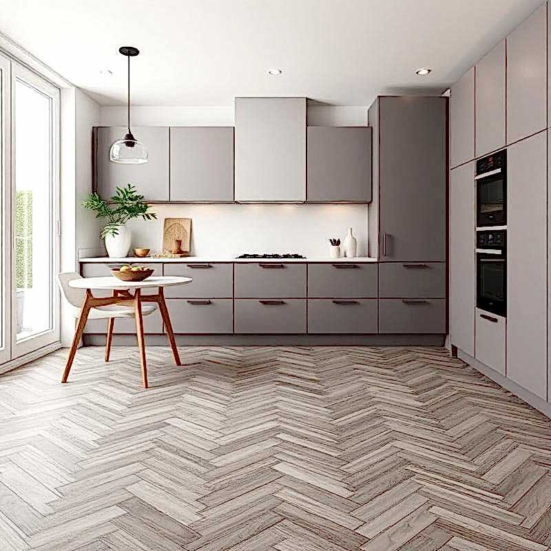 Herringbone LVT